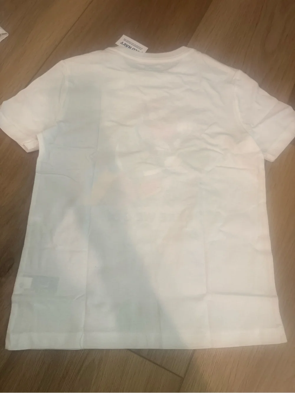 Old Navy White Super Mario & Yoshi Graphic Tee with Rainbow Accent